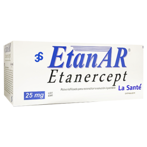 ETANAR 25MG POLVO LIOFILIZADO CAJA X 4 VIALES CAJA X 4 VIAL (ETANERCEPT)