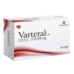 VARTERAL 320/10 MG CAJA X 28 CAP (AMLODIPINO+VALSARTAN)