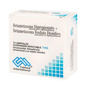 BETAMETASONA FOSFATO+DIPROP. 2ML X 10 (BETAMETASONA)