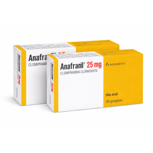 ANAFRANIL 25MG SCT 2X20 GRAG CAJA X 40 (CLOMIPRAMINA)