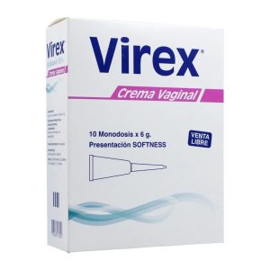 VIREX CREMA VAGINAL 5% CJA X 10 TUBOS X 6G CAJA 10 TUBOS X 6G (ACICLOVIR 5G)