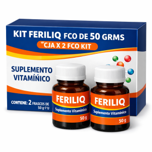 KIT FERILIQ FCO DE 50 GRMS CJA X 2 FCO KIT
