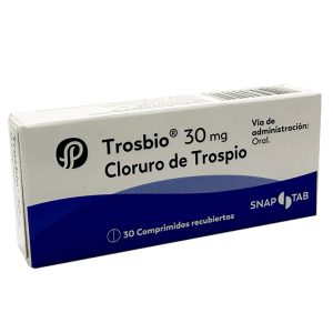 TROSBIO 30MG TAB CAJ X 30 CAJ X 30 (CLORURO DE TROSPIO)
