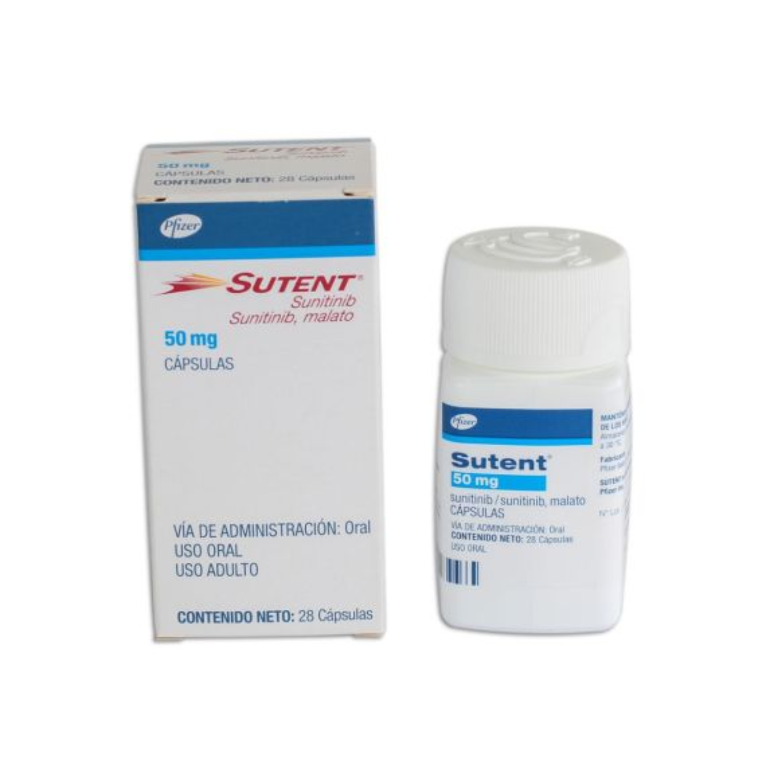 SUTENT 12.5MG X 28 CAPSULAS FRASCO X 28 CAP (SUNITINIB MALATO)