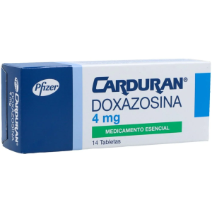 CARDURAN 4MG X 14 TAB CAJ X 14 TAB (DOXAZOSINA MESILATO)