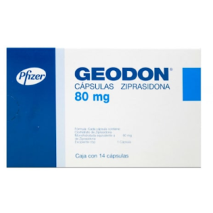 GEODON 80MG X 20 CAP CAJ X 20 CAP (ZIPRASIDONA)