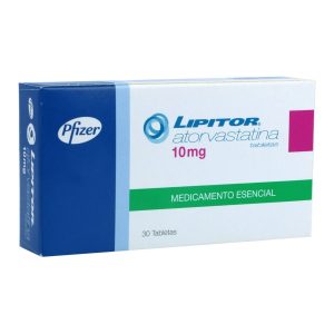 LIPITOR 10MG X 30 TAB CAJ X 30 TAB (ATORVASTATINA)