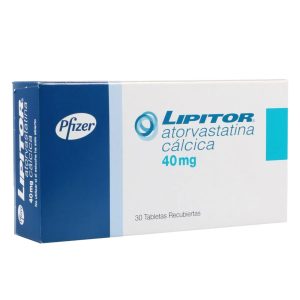 LIPITOR 40MG X 30 TAB CAJ X 30 TAB (ATORVASTATINA)