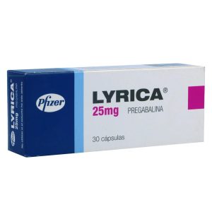 LYRICA 25MG X 30 CAP CAJ X 30 CAP (PREGABALINA)