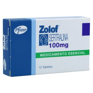 ZOLOF 100 MG X 10 TAB CAJ X 10 TAB (SERTRALINA)