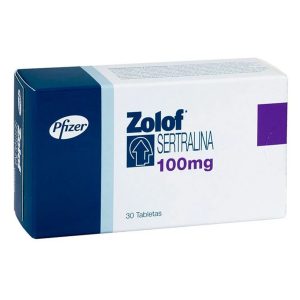 ZOLOF 100 MG X 30 TAB CAJ X 30 TAB (SERTRALINA)