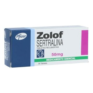 ZOLOF 50 MG X 30 TAB CAJ X 30 TAB (SERTRALINA)