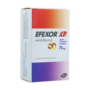 EFEXOR XR 75MG X 30 CAP LIBERACI PROLON CAJ X 30 CAP (VENLAFAXINA)