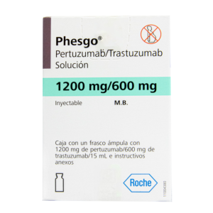 PHESGO 1200 MG/600 MG CAJA X 1 VIAL CAJA X 1 VIAL (PERTUZUMAB/ TRASTUZUMAB)