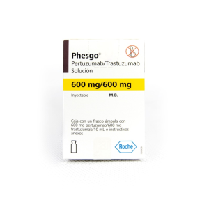 PHESGO 600 MG/600 MG CAJA X 1 VIAL CAJA X 1 VIAL (PERTUZUMAB/ TRASTUZUMAB)