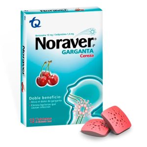 NORAVER PASTILLAS CEREZA X 12 TAB PLEX 12 TAB
