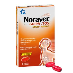 NORAVER GRIPA FAST TOTAL X 6 CAPB PLEX 6 CAPB