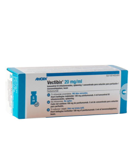 Victibix Label VECTIBIX 20 MG/1ML CAJA X 1 VIAL CAJA X 1 VIAL (PANITUMUMAB) - PharmaPlus
